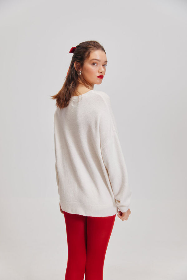 Springfield Jersey corazón intarsia estampado