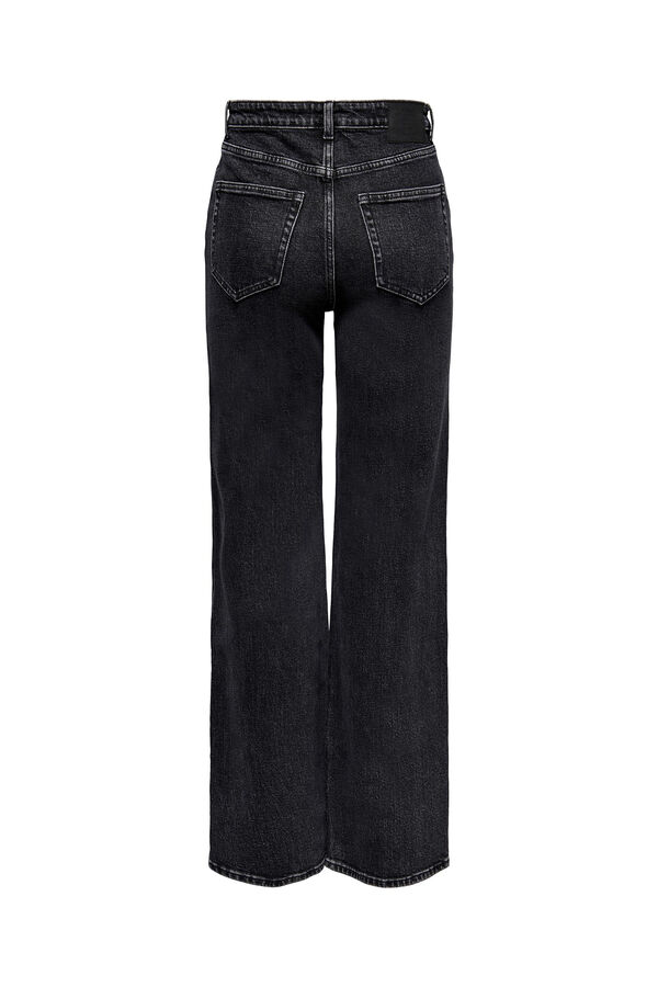 Only Jeans Wide Leg preto