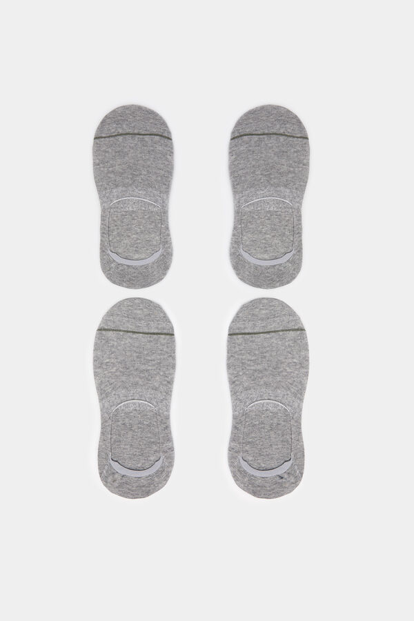 Springfield Pack 2 calcetines invisibles gris