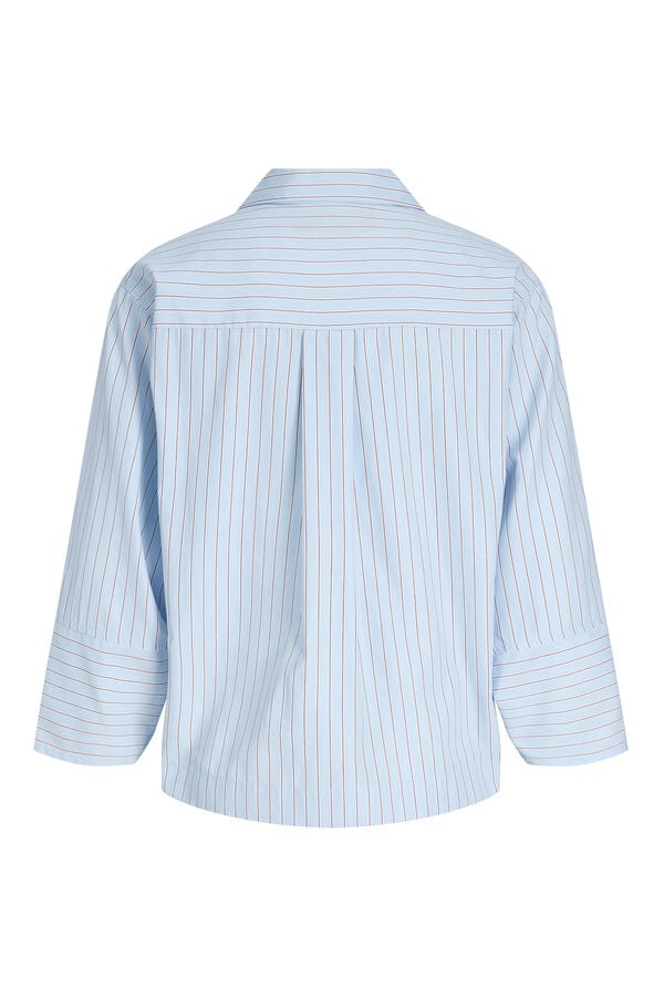 Jack & Jones Blusa em popelina de manga comprida azul