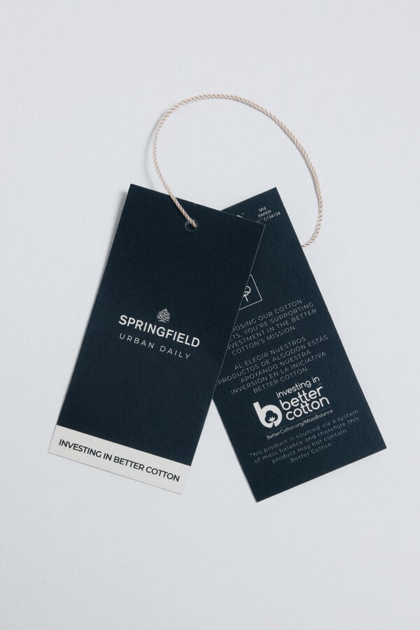 Springfield Polo piqu&eacute; slim fit branco