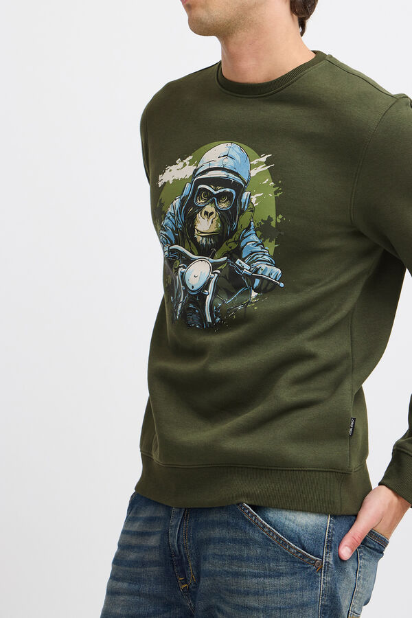 Blend Sweatshirt gola redonda estampado
