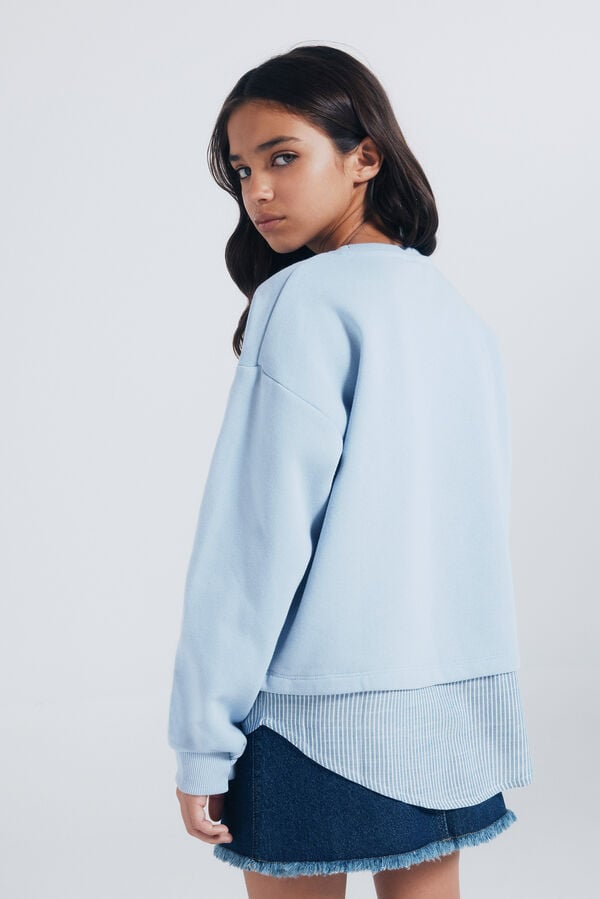 Springfield Kids Sweatshirt feminino da liga azul