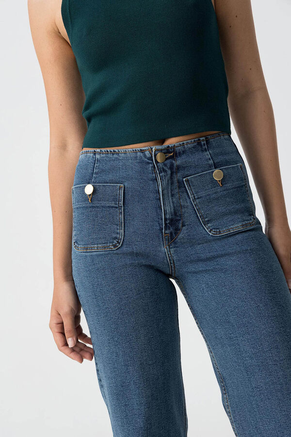Tiffosi Jeans Sarah Wide Leg azul