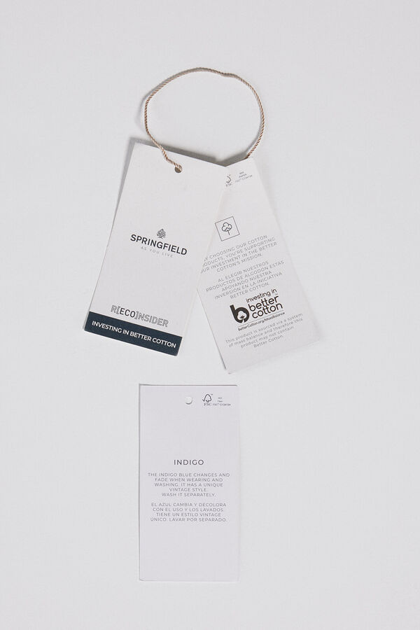 Springfield Camisa vaquera azul