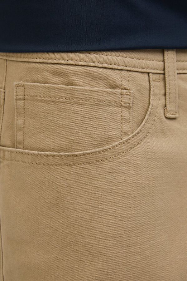 JJ REBEL Bermuda chino regular fit cinzento
