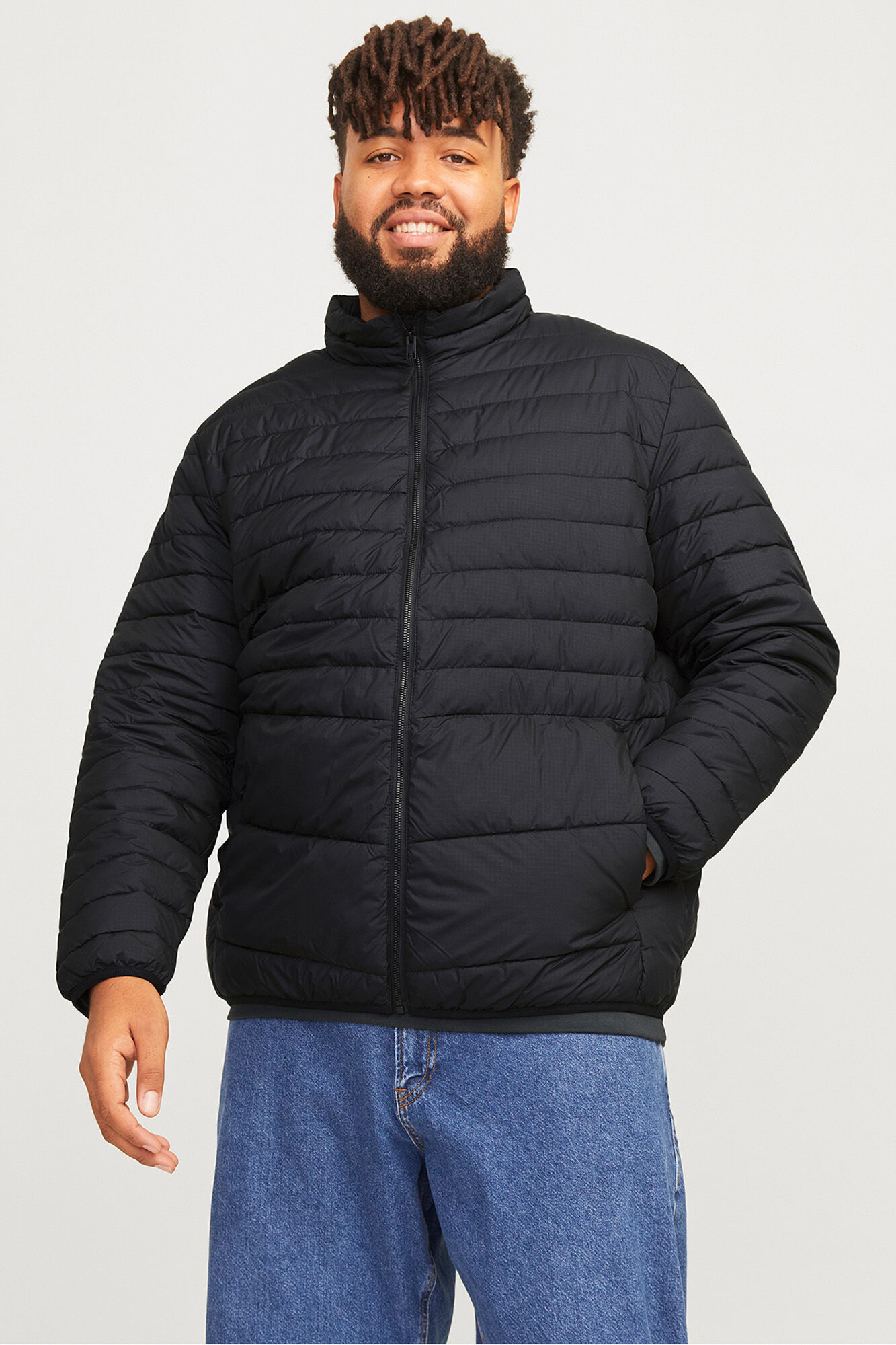 Jack & Jones PLUS Blus&atilde;o acolchoada leve PLUS