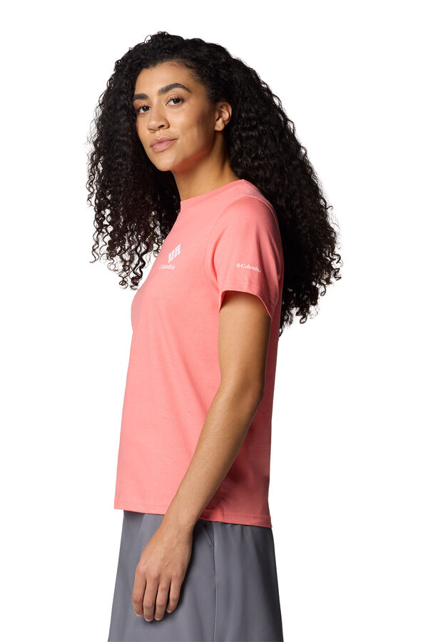 Columbia Camiseta con estampado Rolling Bend&trade; de Columbia para mujer rosa