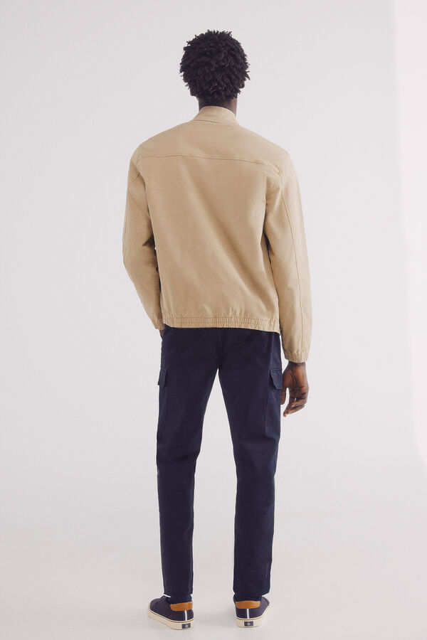 Springfield cal&ccedil;as chino cargo cargo slim fit e confort&aacute;veis azul