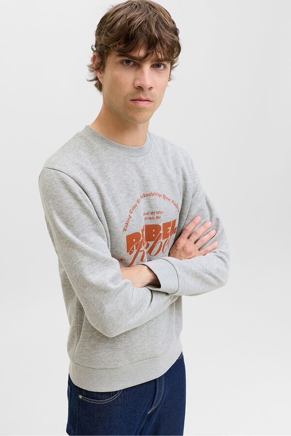 JJ REBEL Sudadera regular fit gris