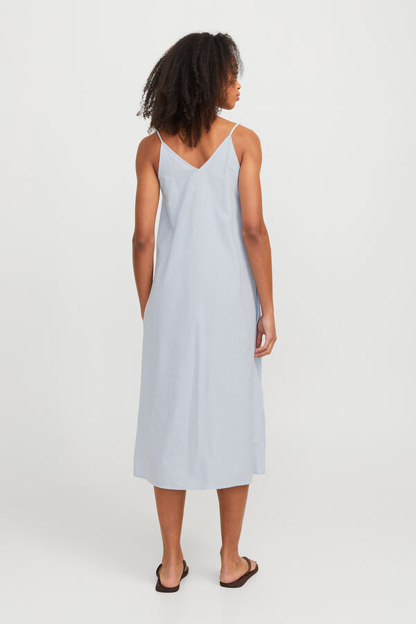 Jack & Jones Vestido midi tirantes azul