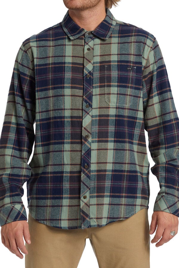 Billabong Camisa de franela para Hombre verde