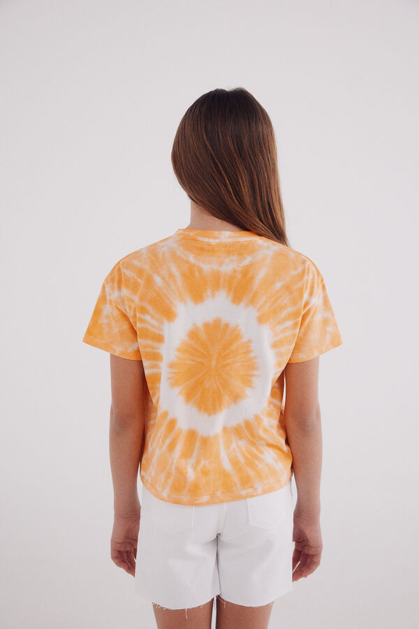 Springfield Kids Camiseta coraz&oacute;n ni&ntilde;a naranja