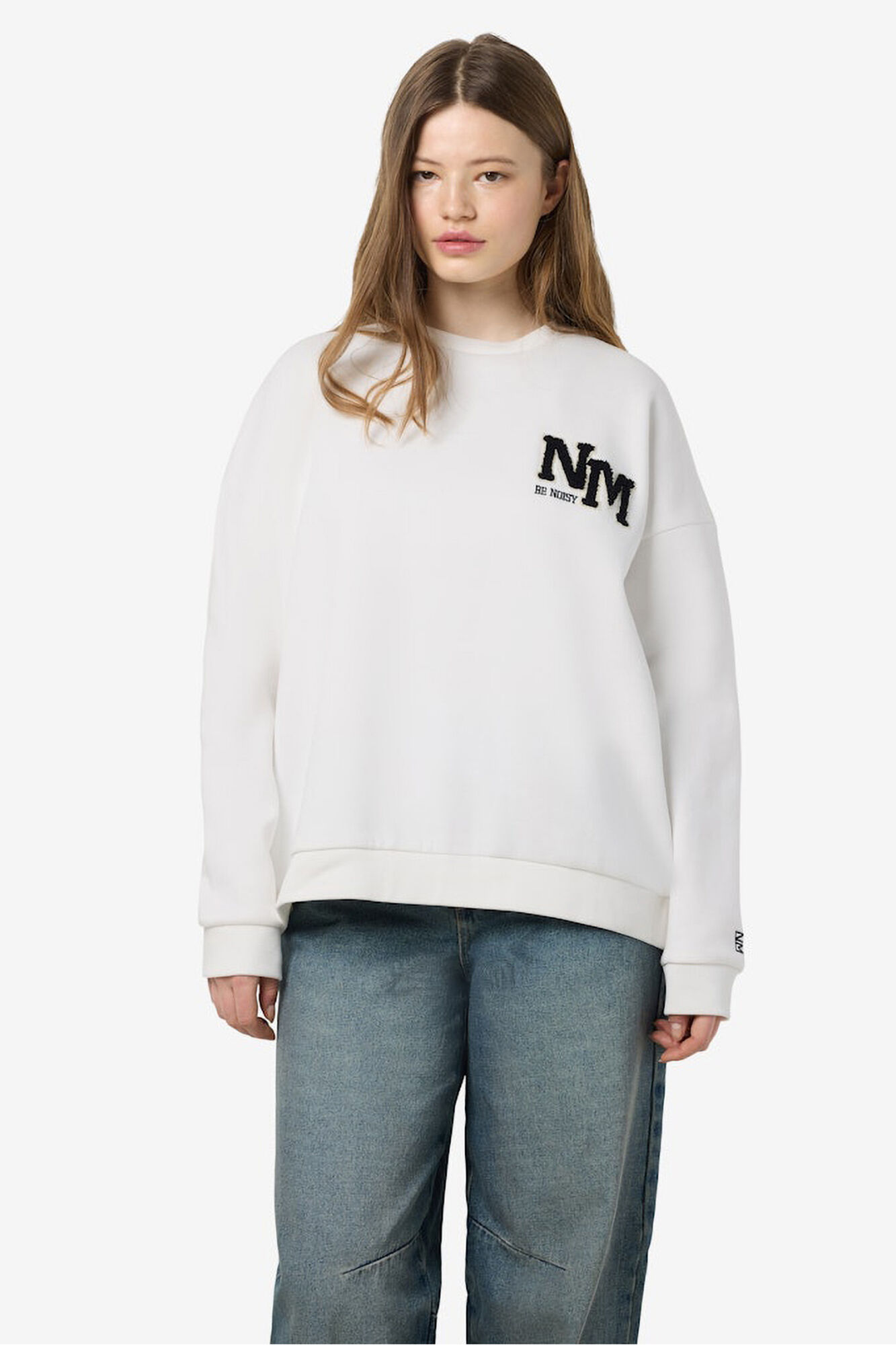 Noisy May Sudadera b&aacute;sica bordado lateral