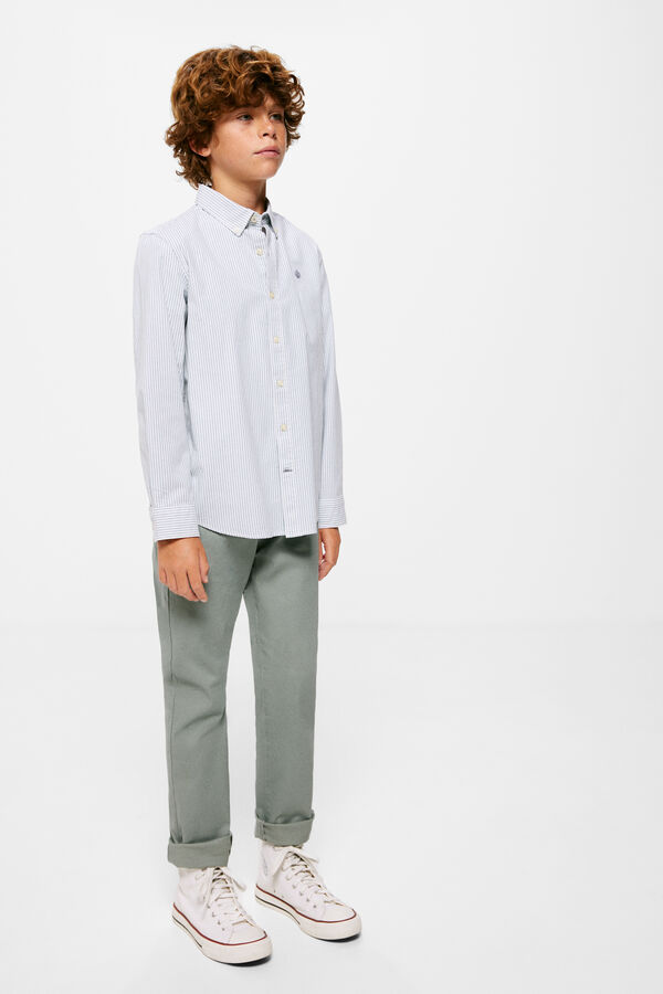 Springfield Kids Camisa Oxford ni&ntilde;o turquesa