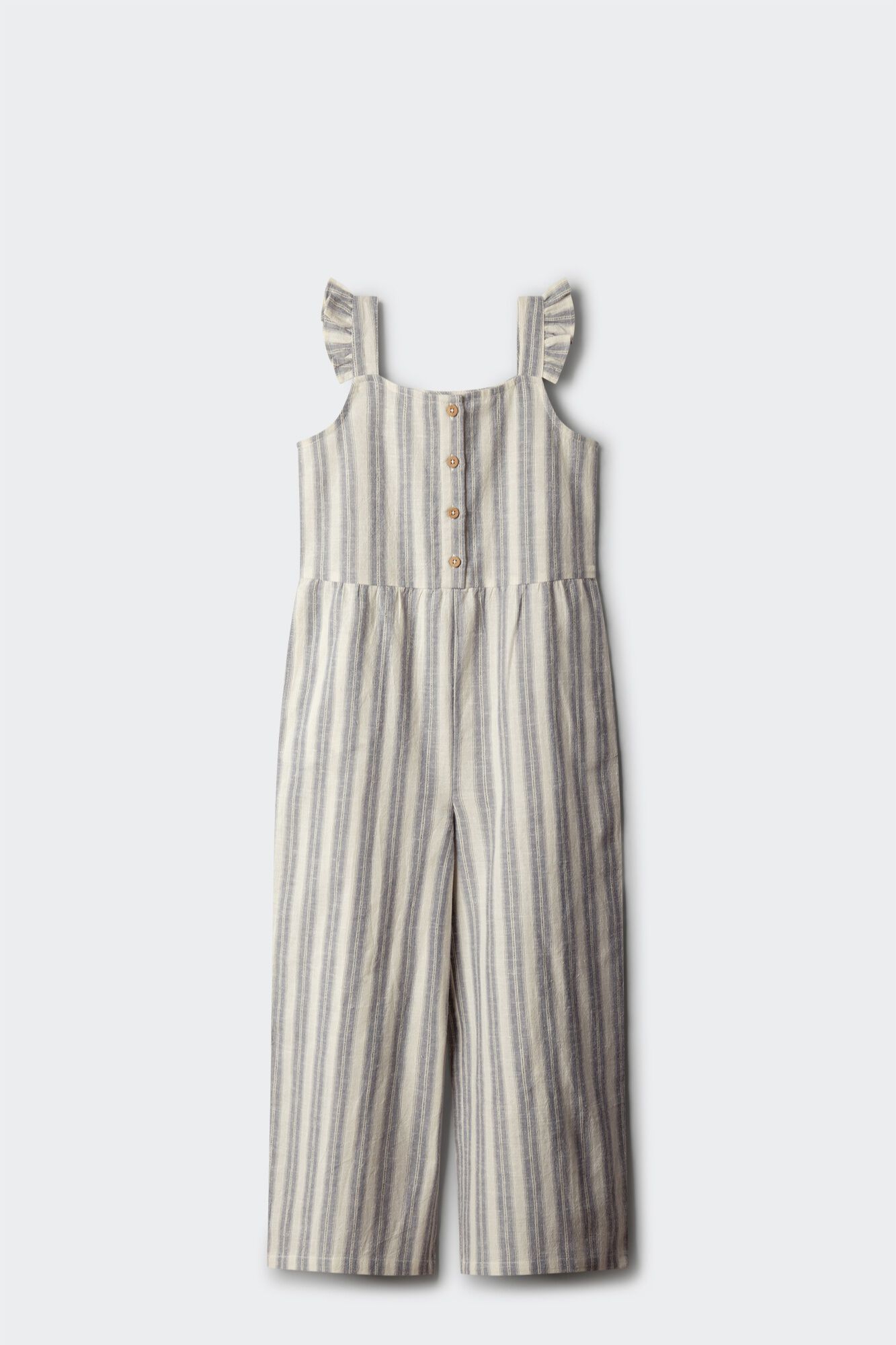Springfield Kids Jardineiras compridas de riscas para menina