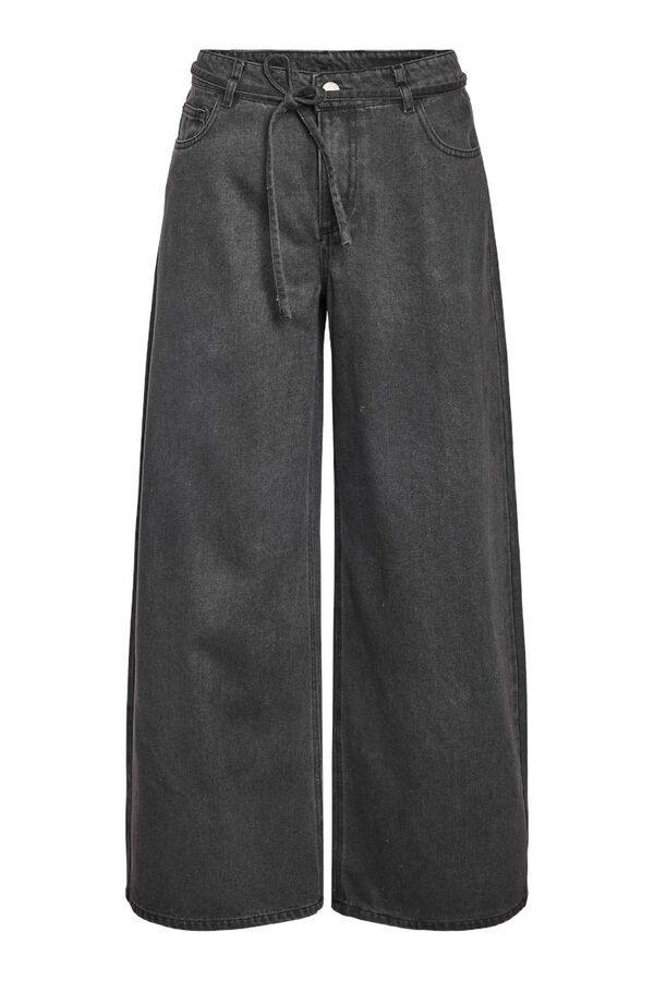Noisy May Denim wide lazada cintura gris