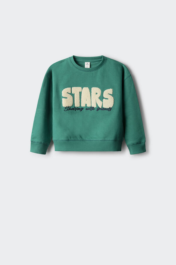 Springfield Kids Sudadera STARS ni&ntilde;a blanco