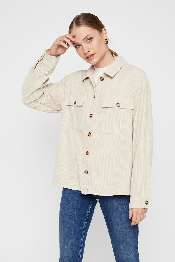 Pieces Sobrecamisa de pana gris