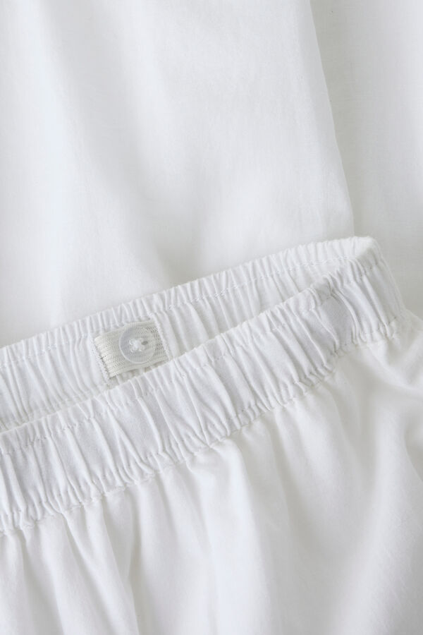Name It Saia comprida com renda branco