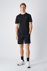 Champion Shorts de algodão masculino preto