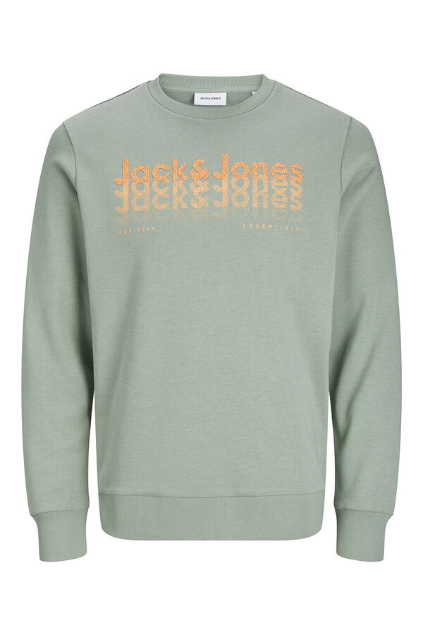Jack & Jones Sweatshirt de ajuste padr&atilde;o verde