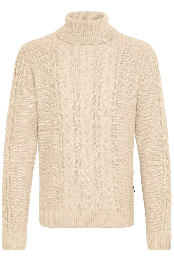 Blend Jersey cuello alto gris