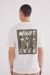 Springfield Camiseta whatever marfil