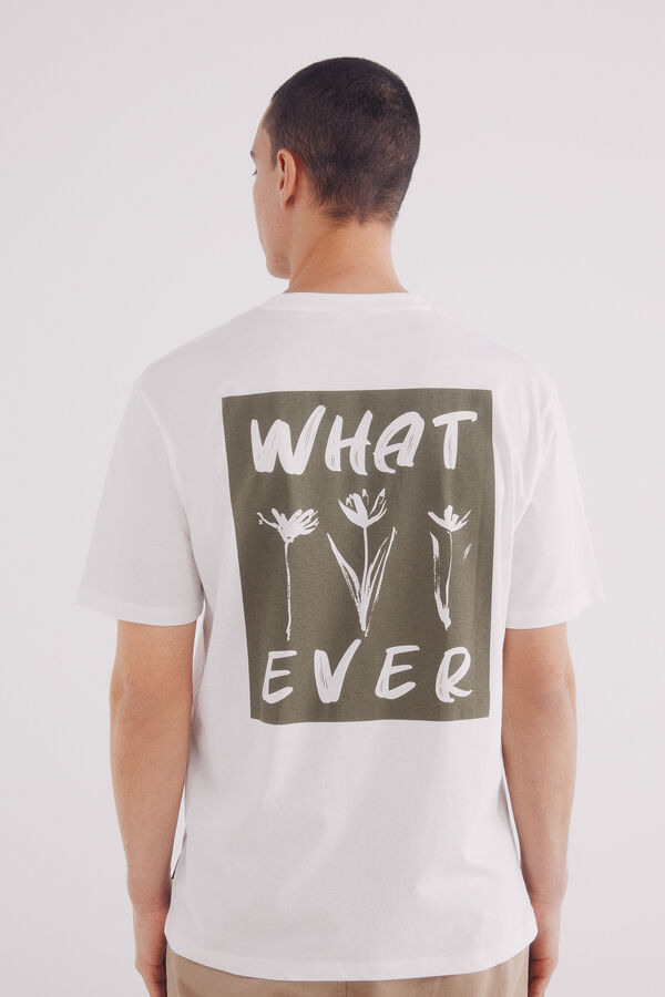 Springfield Camiseta whatever marfil