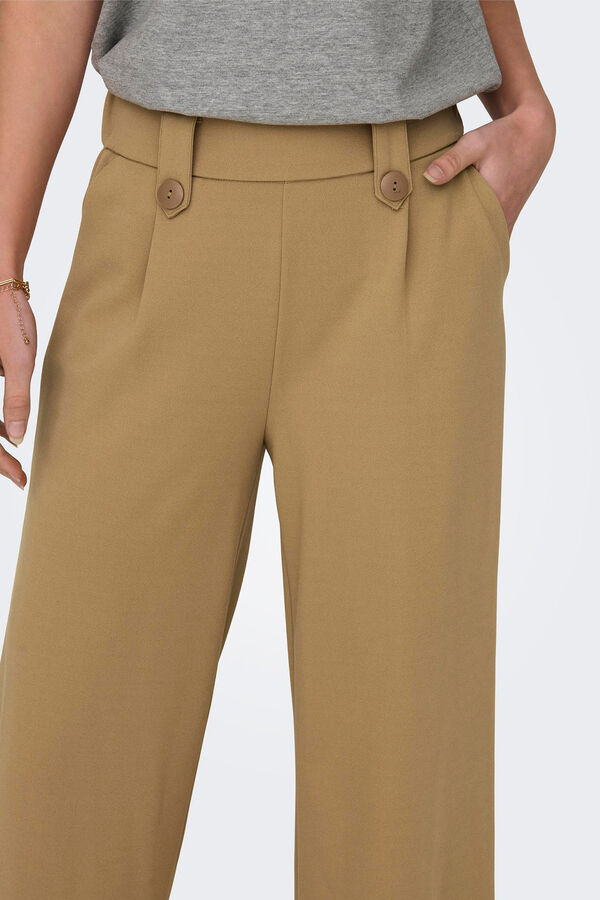 Only Anzughose f&uuml;r Damen im Palazzo-Stil verde