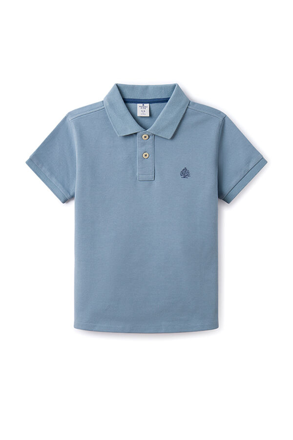 Springfield Kids Polo b&aacute;sico menino azul