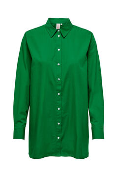 Springfield Camisa popelin cuello solapas verde