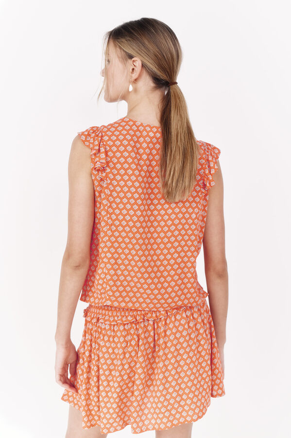 La Vecina Rubia blusa de bambu azul