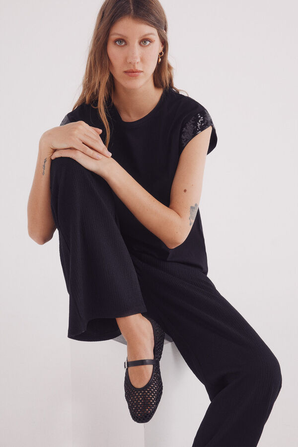 Springfield Dan&ccedil;arina de rede preta preto