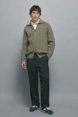 Springfield Pantal&oacute;n rayas straight fit gris