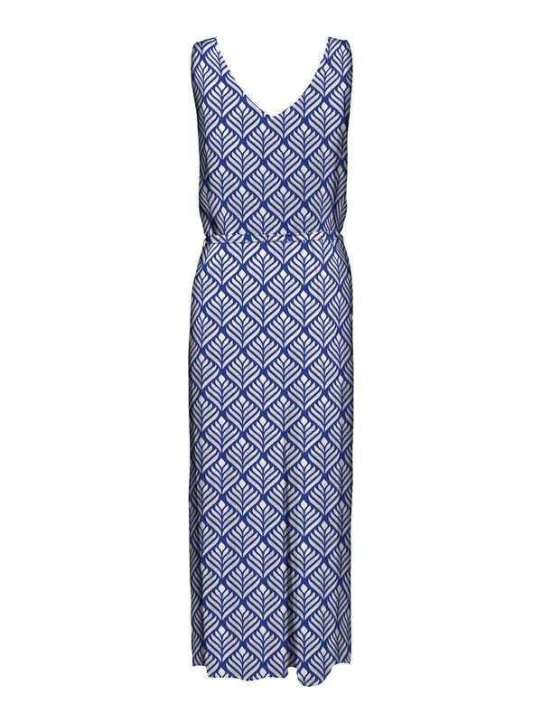 JDY Vestido comprido estampado azul