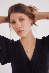 Springfield Collar cadena coraz&oacute;n amarillo