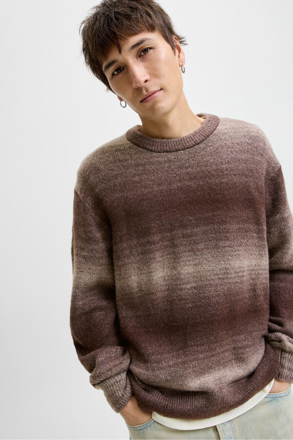 Jack & Jones Jersey degradado de punto rojo