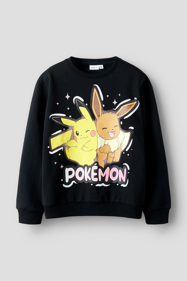 Name it Moletom com gola redonda Pok&eacute;mon preto