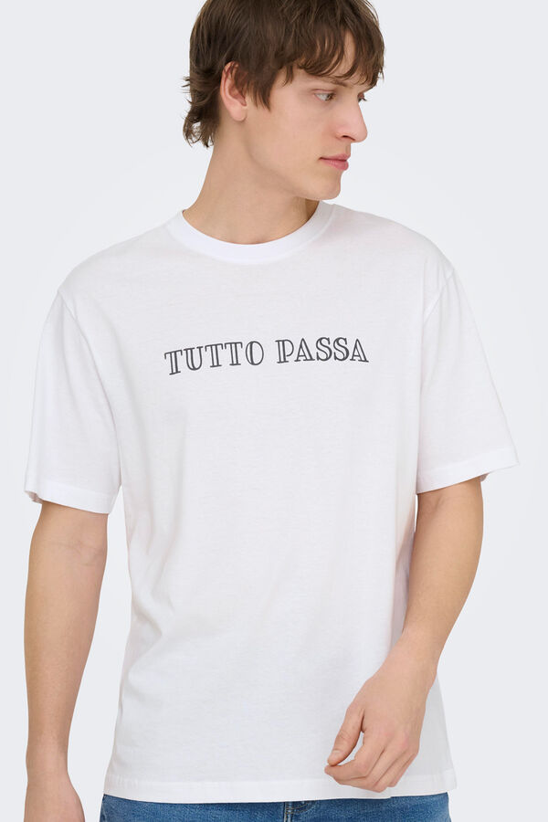 Only & Sons T-shirt de manga curta branco