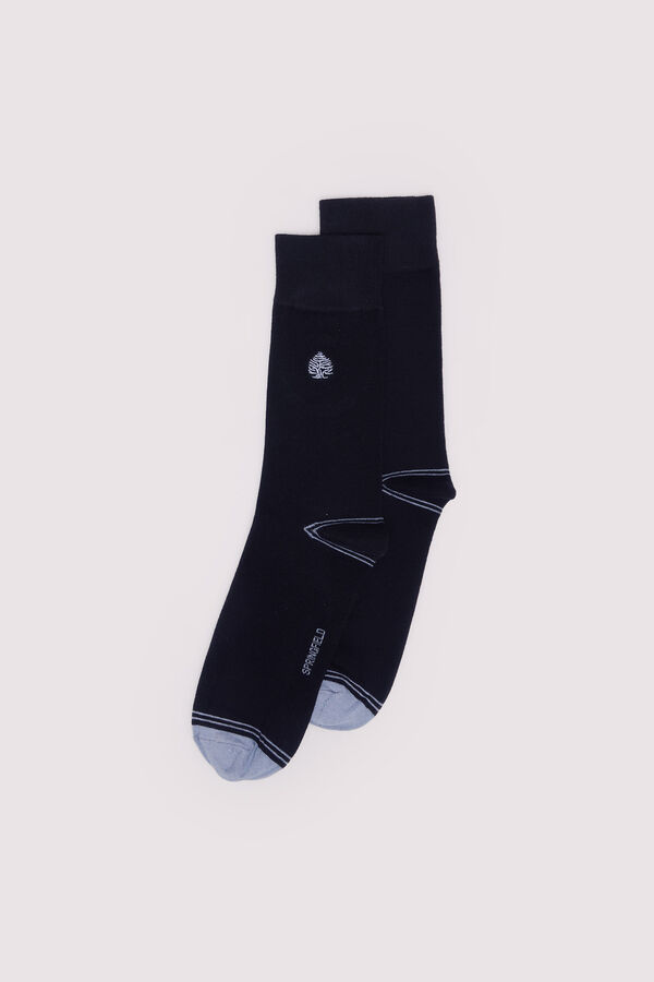 Springfield Meia longa com logo Springfield preto