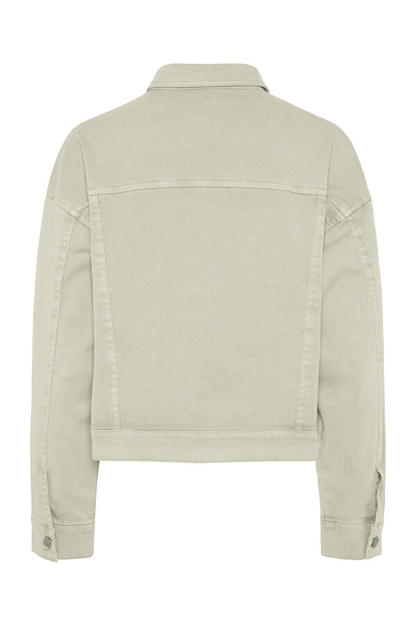 Pieces Casaco denim cinzento