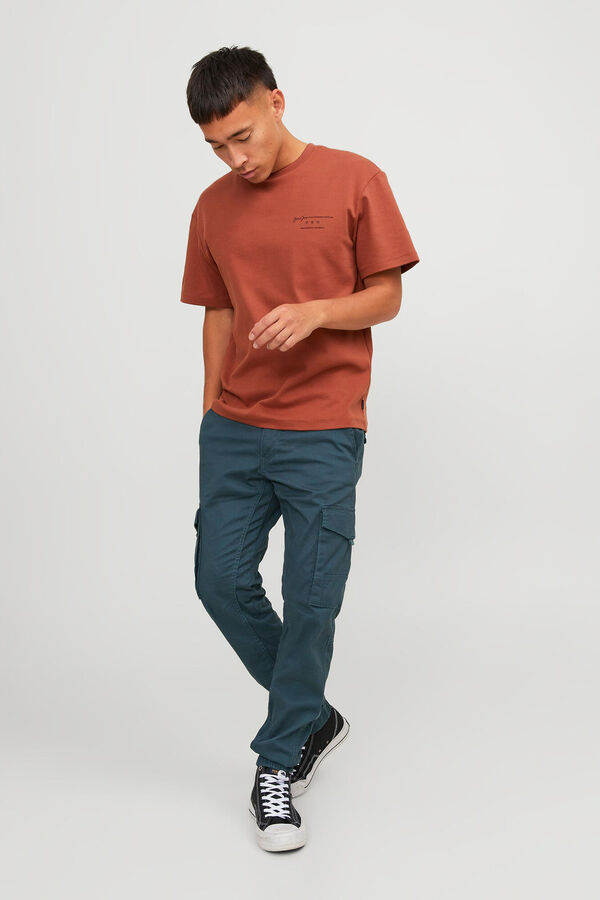 Jack & Jones Pantal&oacute;n cargo azul