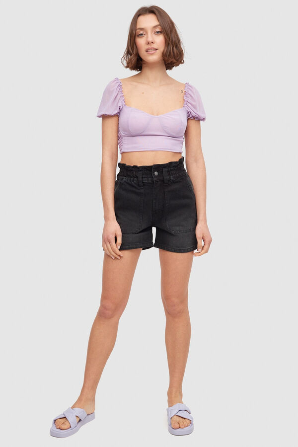 Inside Shorts Vaqueros Baggy negro