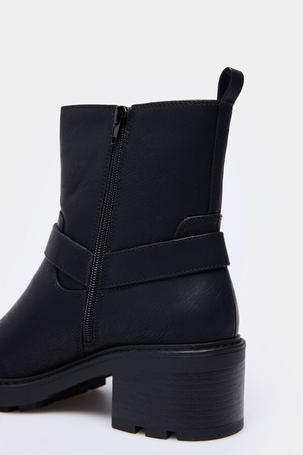 Springfield Bot&iacute;n biker preto
