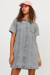 Jack & Jones Vestido vaquero corto gris