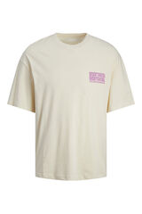 Jack & Jones PLUS T-shirt wide fit Plus bege