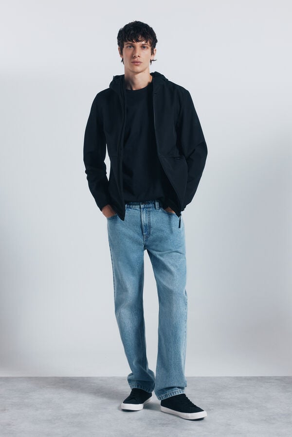 Springfield Parka t&eacute;cnica softshell negro