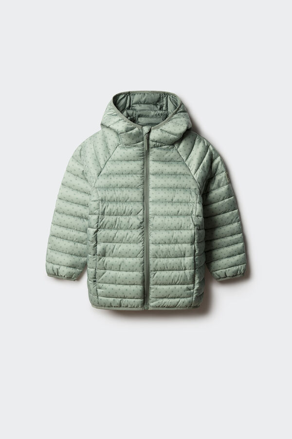 Springfield Kids Jaqueta acolchoada estrela para menina verde