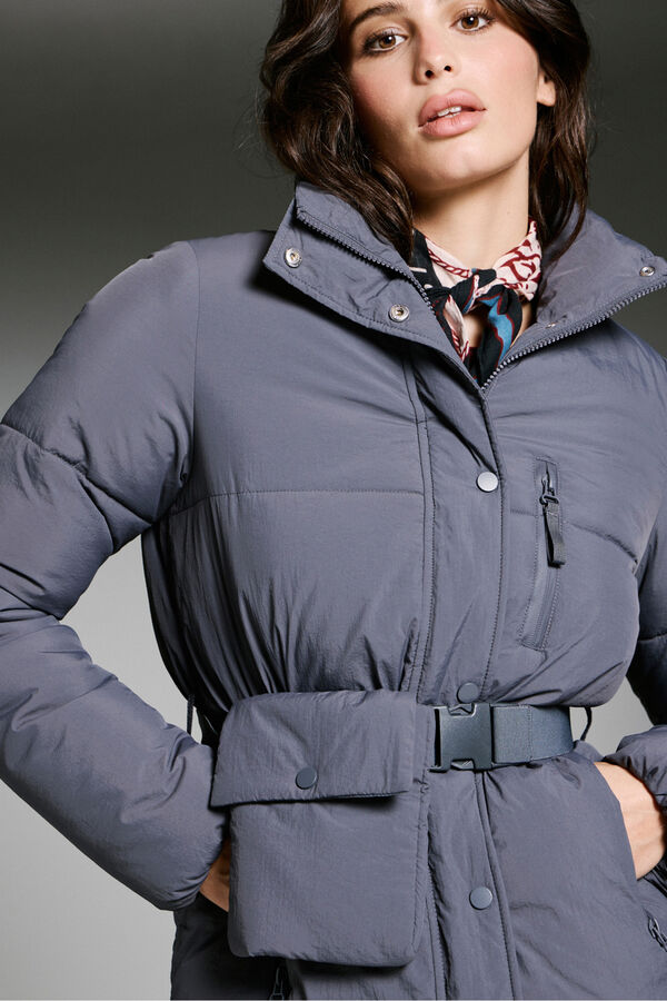 Only Casaco acolchoada  azul